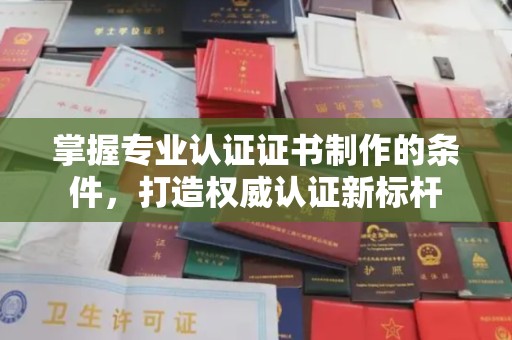 秦汉掌握专业认证证书制作的条件，打造权威认证新标杆